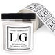 Modern Initials with Name Square Address Labels Image 3 of 3